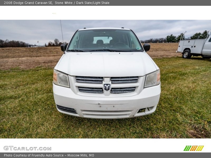 Stone White / Dark Slate/Light Shale 2008 Dodge Grand Caravan SE