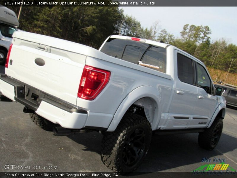 Space White Metallic / Black 2022 Ford F150 Tuscany Black Ops Lariat SuperCrew 4x4