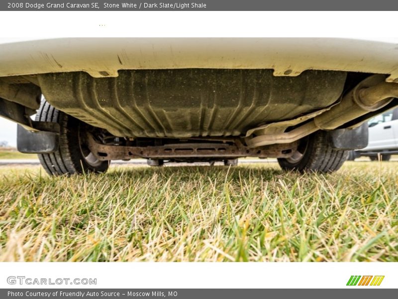 Stone White / Dark Slate/Light Shale 2008 Dodge Grand Caravan SE