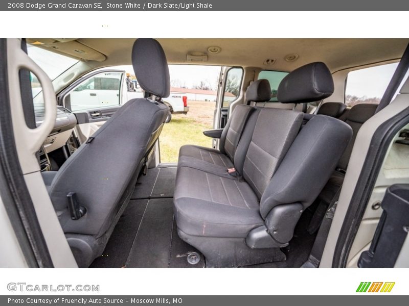 Stone White / Dark Slate/Light Shale 2008 Dodge Grand Caravan SE