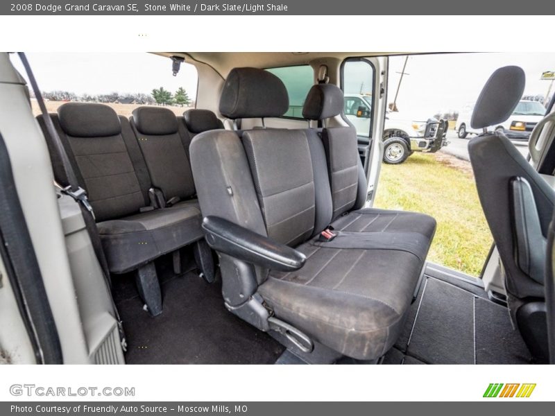 Stone White / Dark Slate/Light Shale 2008 Dodge Grand Caravan SE