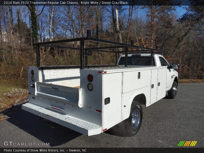 Bright White / Diesel Gray/Black 2016 Ram 3500 Tradesman Regular Cab Chassis