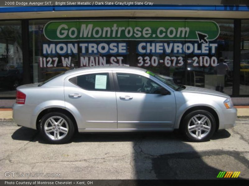 Bright Silver Metallic / Dark Slate Gray/Light Slate Gray 2008 Dodge Avenger SXT