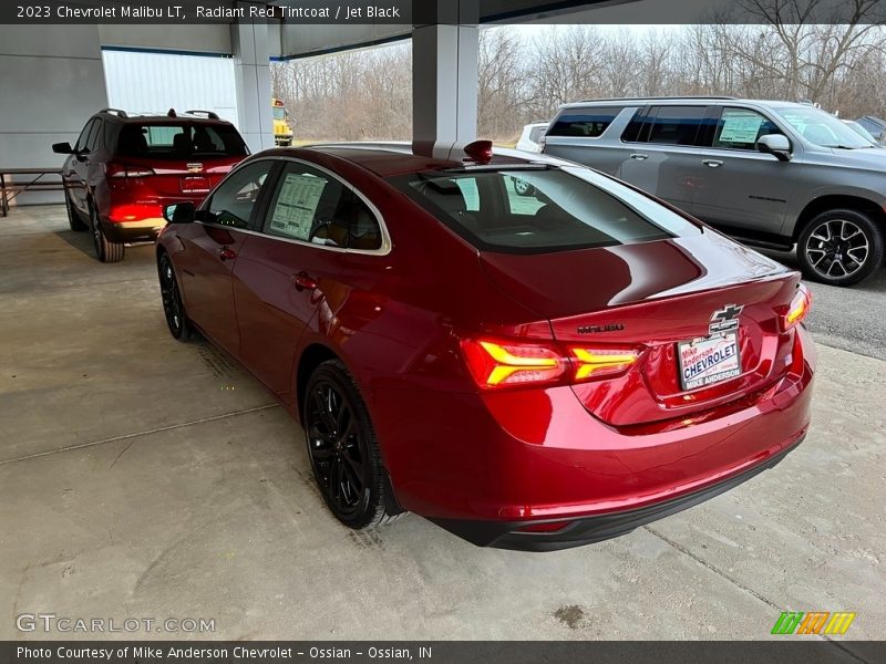 Radiant Red Tintcoat / Jet Black 2023 Chevrolet Malibu LT