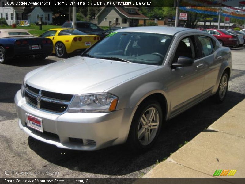 Bright Silver Metallic / Dark Slate Gray/Light Slate Gray 2008 Dodge Avenger SXT