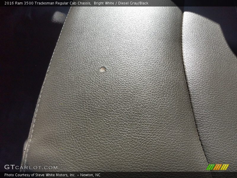 Bright White / Diesel Gray/Black 2016 Ram 3500 Tradesman Regular Cab Chassis