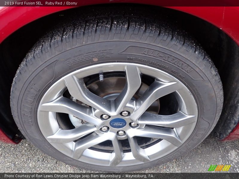 Ruby Red / Ebony 2019 Ford Fusion SEL