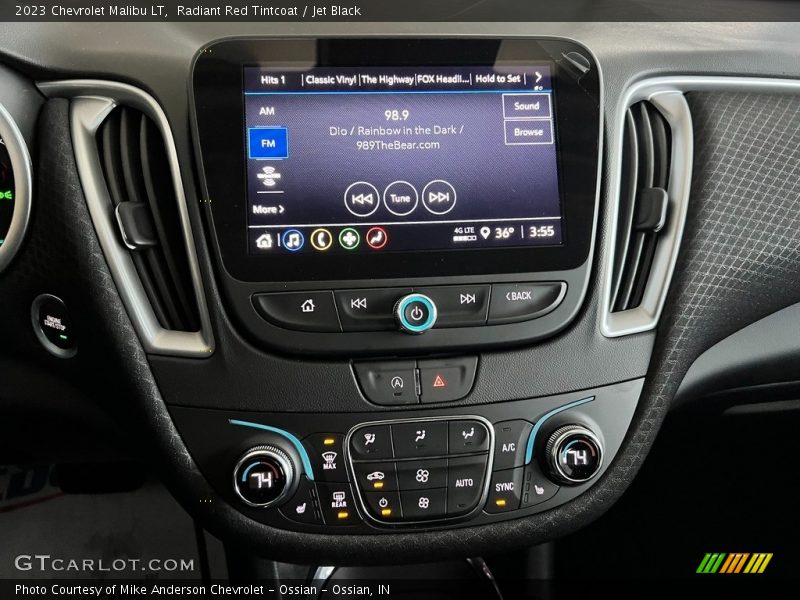 Controls of 2023 Malibu LT