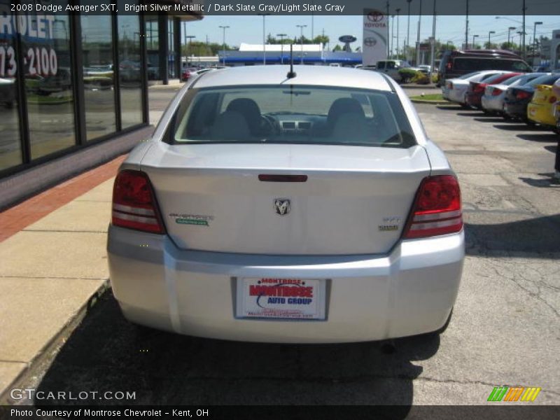 Bright Silver Metallic / Dark Slate Gray/Light Slate Gray 2008 Dodge Avenger SXT