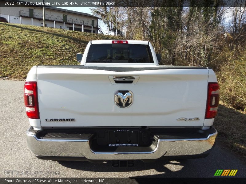 Bright White / Black 2022 Ram 3500 Laramie Crew Cab 4x4