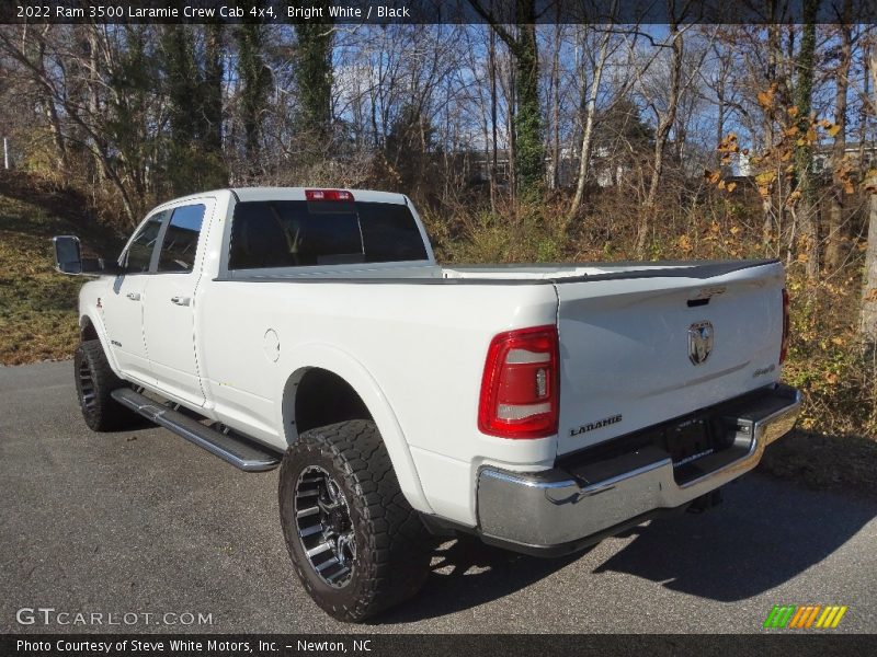Bright White / Black 2022 Ram 3500 Laramie Crew Cab 4x4