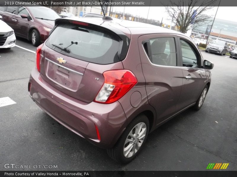 Passion Fruit / Jet Black/­Dark Anderson Silver Metallic 2019 Chevrolet Spark LT