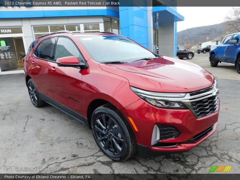 Radiant Red Tintcoat / Jet Black 2023 Chevrolet Equinox RS AWD