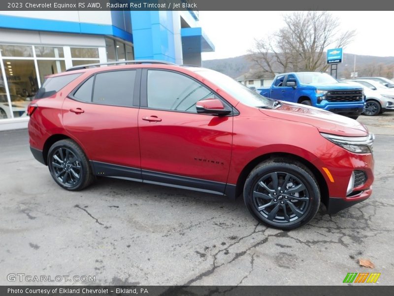Radiant Red Tintcoat / Jet Black 2023 Chevrolet Equinox RS AWD