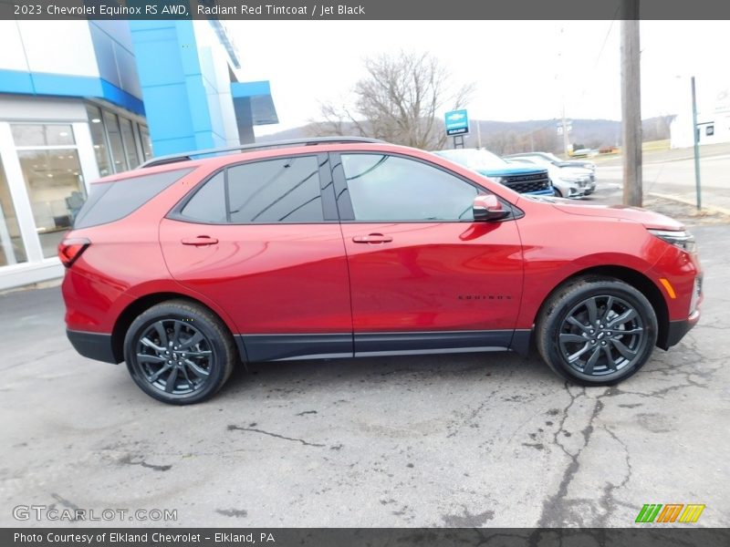 Radiant Red Tintcoat / Jet Black 2023 Chevrolet Equinox RS AWD