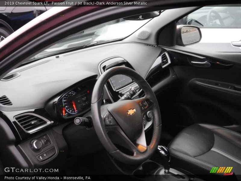 Passion Fruit / Jet Black/­Dark Anderson Silver Metallic 2019 Chevrolet Spark LT