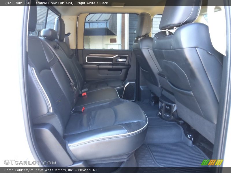 Bright White / Black 2022 Ram 3500 Laramie Crew Cab 4x4