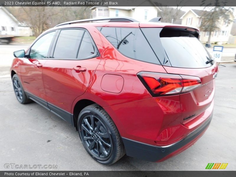 Radiant Red Tintcoat / Jet Black 2023 Chevrolet Equinox RS AWD
