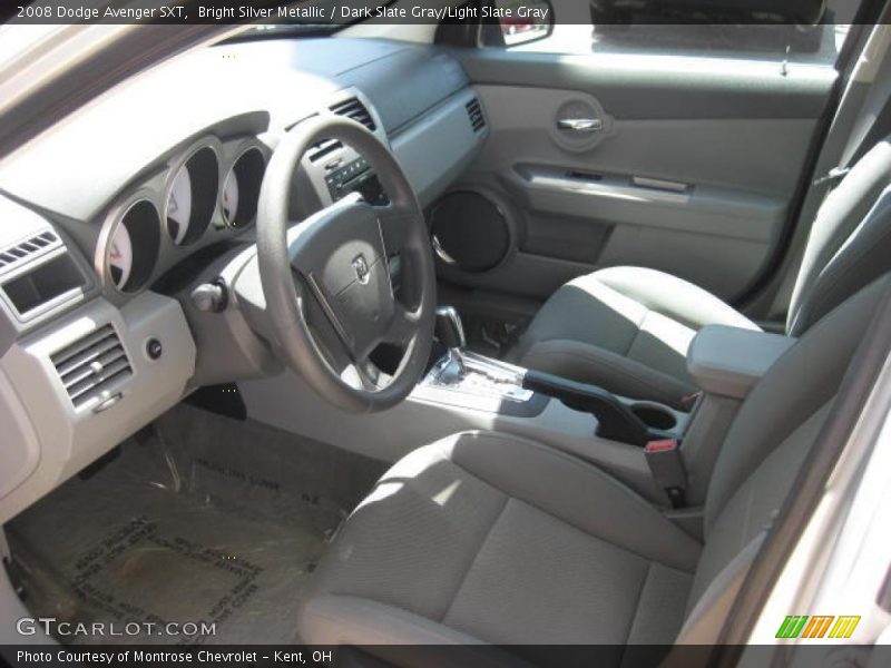 Bright Silver Metallic / Dark Slate Gray/Light Slate Gray 2008 Dodge Avenger SXT