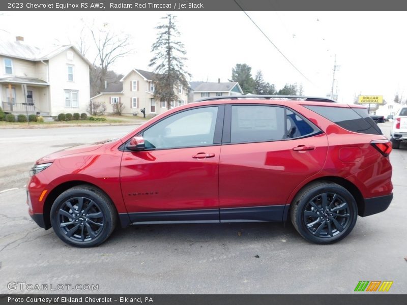 Radiant Red Tintcoat / Jet Black 2023 Chevrolet Equinox RS AWD
