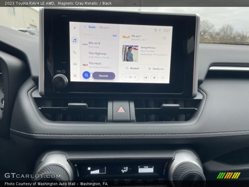 Magnetic Gray Metallic / Black 2023 Toyota RAV4 LE AWD