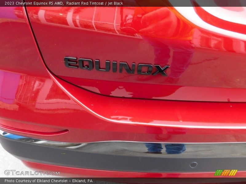 Radiant Red Tintcoat / Jet Black 2023 Chevrolet Equinox RS AWD