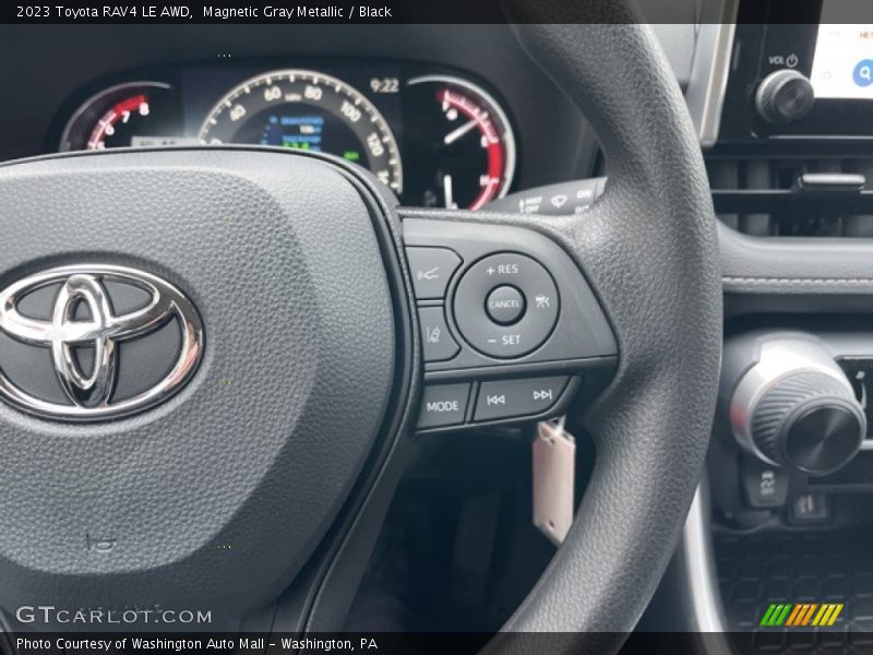 Magnetic Gray Metallic / Black 2023 Toyota RAV4 LE AWD