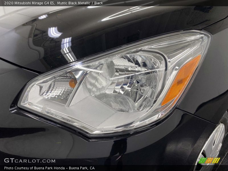 Mystic Black Metallic / Black 2020 Mitsubishi Mirage G4 ES