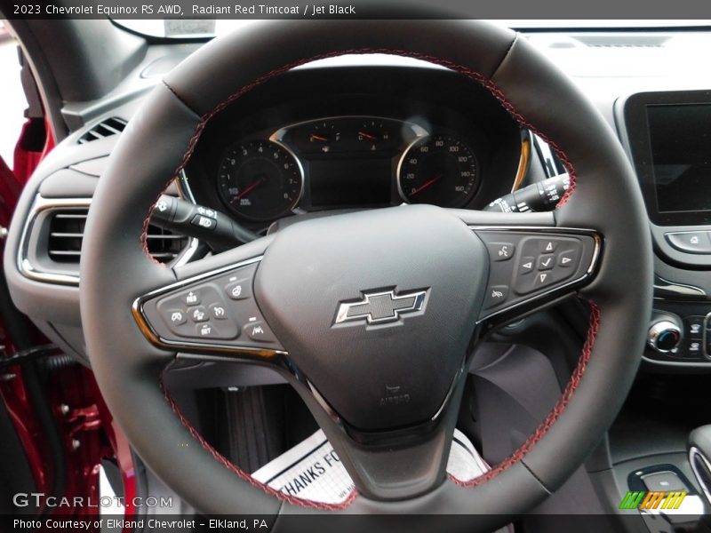 Radiant Red Tintcoat / Jet Black 2023 Chevrolet Equinox RS AWD