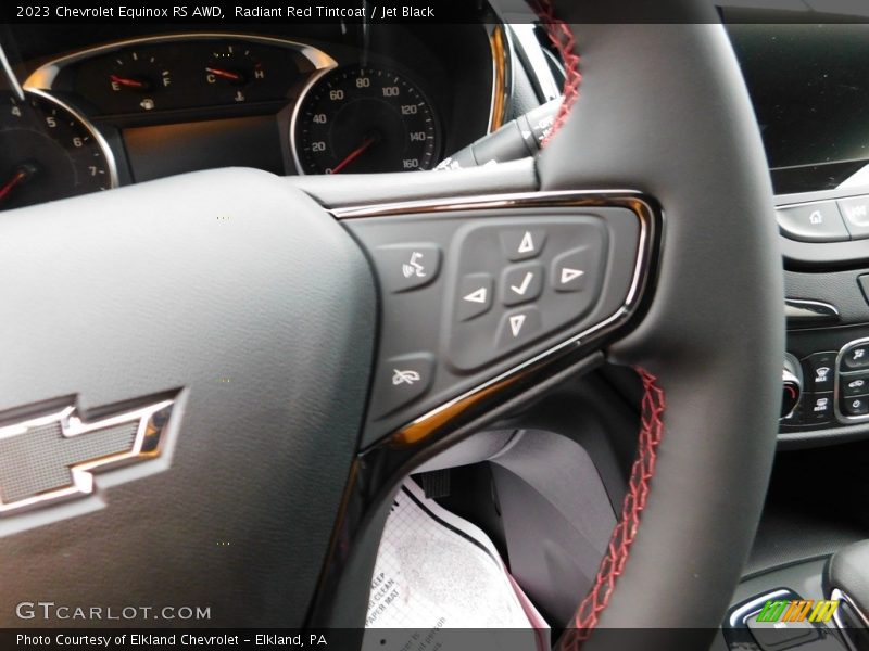 Radiant Red Tintcoat / Jet Black 2023 Chevrolet Equinox RS AWD