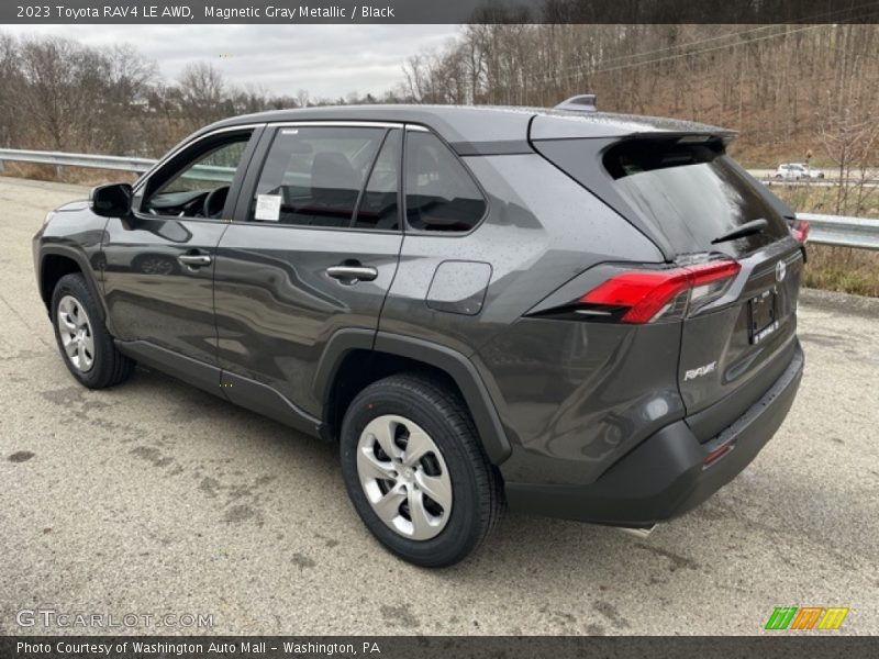 Magnetic Gray Metallic / Black 2023 Toyota RAV4 LE AWD