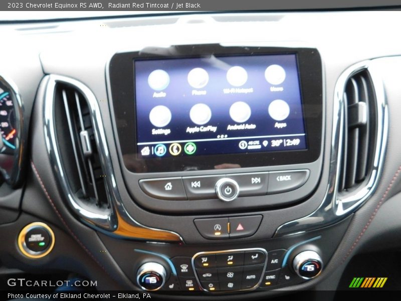 Radiant Red Tintcoat / Jet Black 2023 Chevrolet Equinox RS AWD