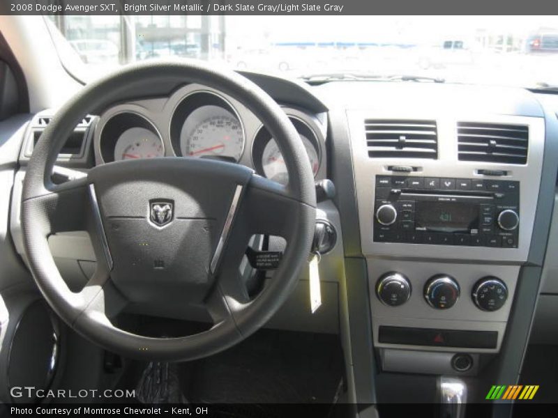 Bright Silver Metallic / Dark Slate Gray/Light Slate Gray 2008 Dodge Avenger SXT