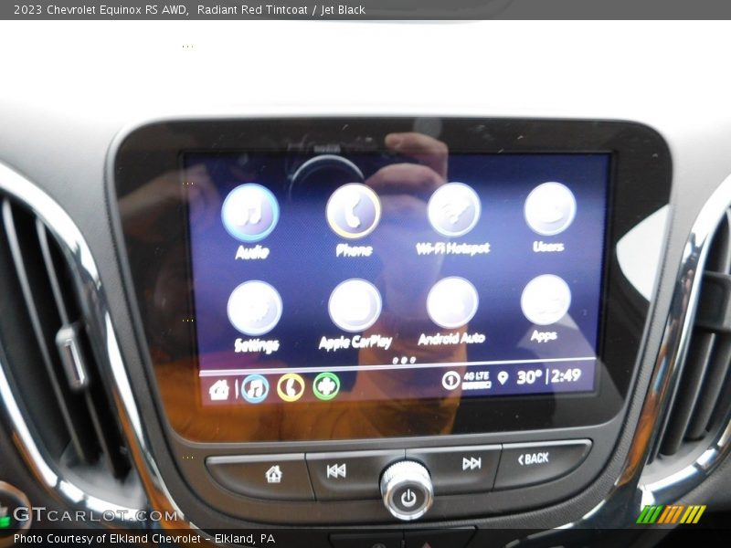 Radiant Red Tintcoat / Jet Black 2023 Chevrolet Equinox RS AWD