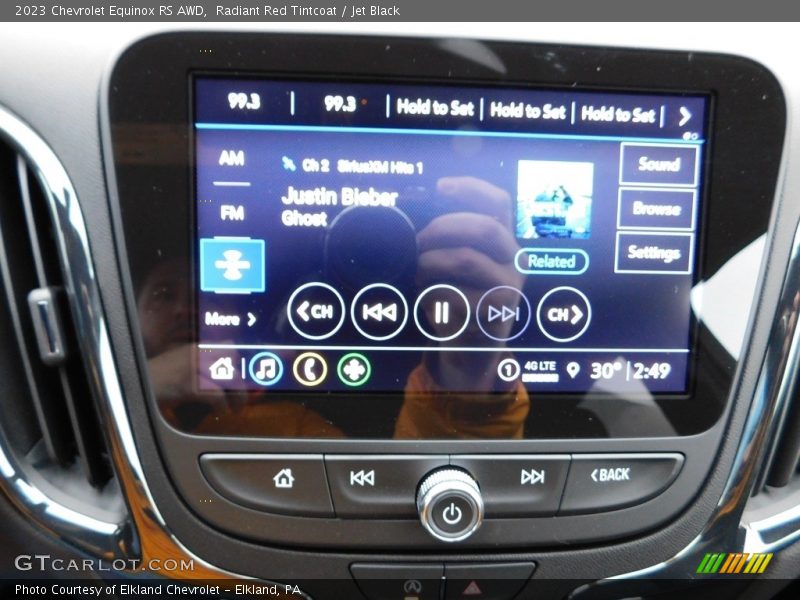 Radiant Red Tintcoat / Jet Black 2023 Chevrolet Equinox RS AWD