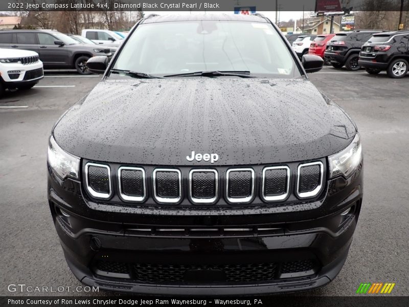 Diamond Black Crystal Pearl / Black 2022 Jeep Compass Latitude 4x4