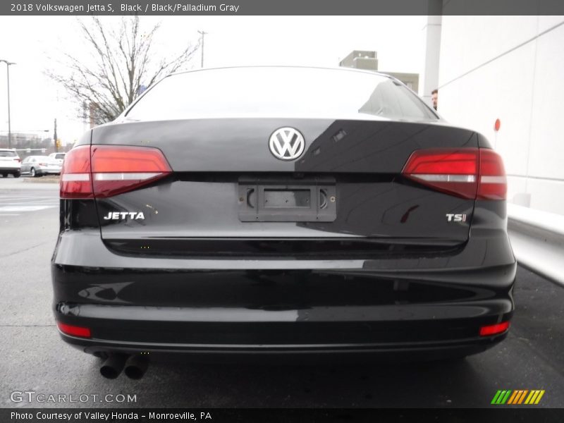 Black / Black/Palladium Gray 2018 Volkswagen Jetta S