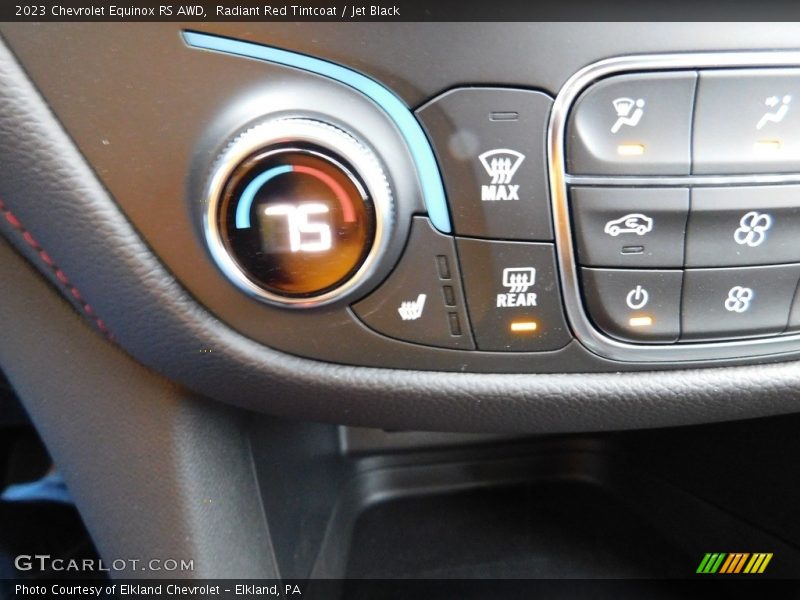 Radiant Red Tintcoat / Jet Black 2023 Chevrolet Equinox RS AWD