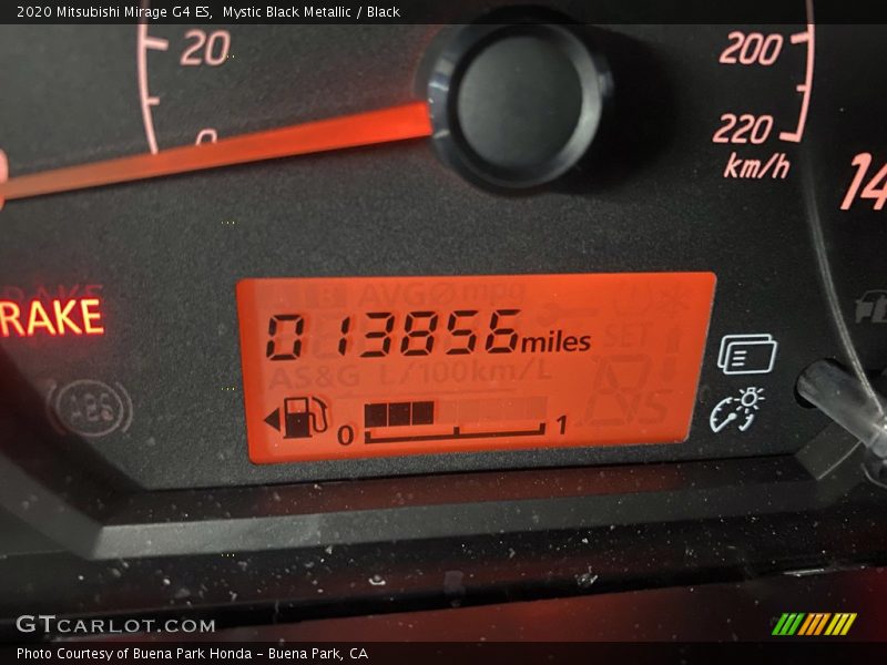 Mystic Black Metallic / Black 2020 Mitsubishi Mirage G4 ES