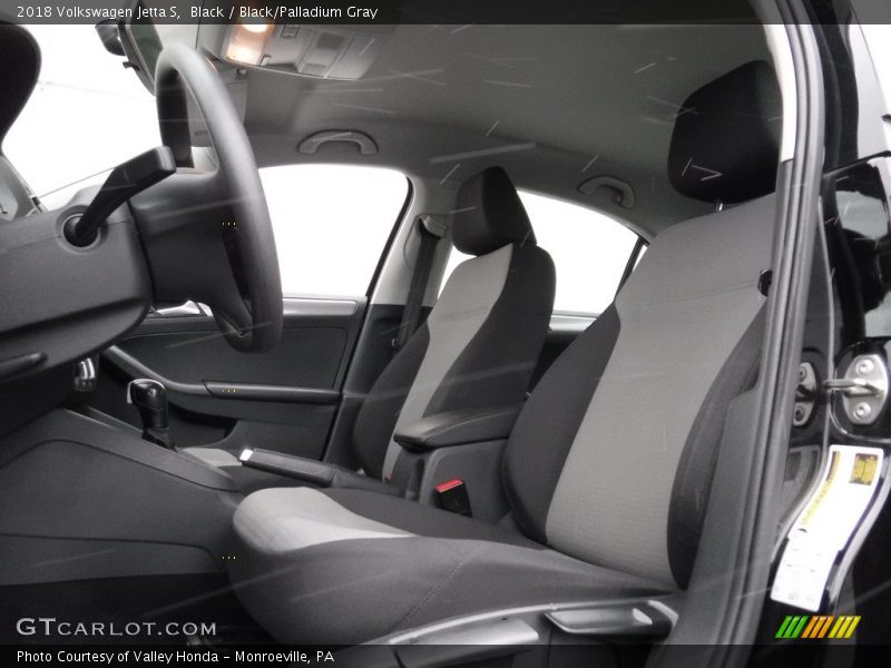 Black / Black/Palladium Gray 2018 Volkswagen Jetta S