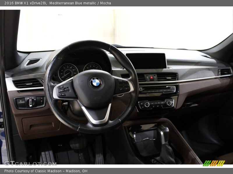 Mediterranean Blue metallic / Mocha 2016 BMW X1 xDrive28i