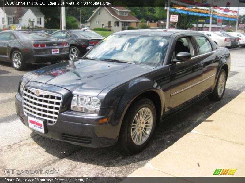 Steel Blue Metallic / Dark Slate Gray 2008 Chrysler 300 LX