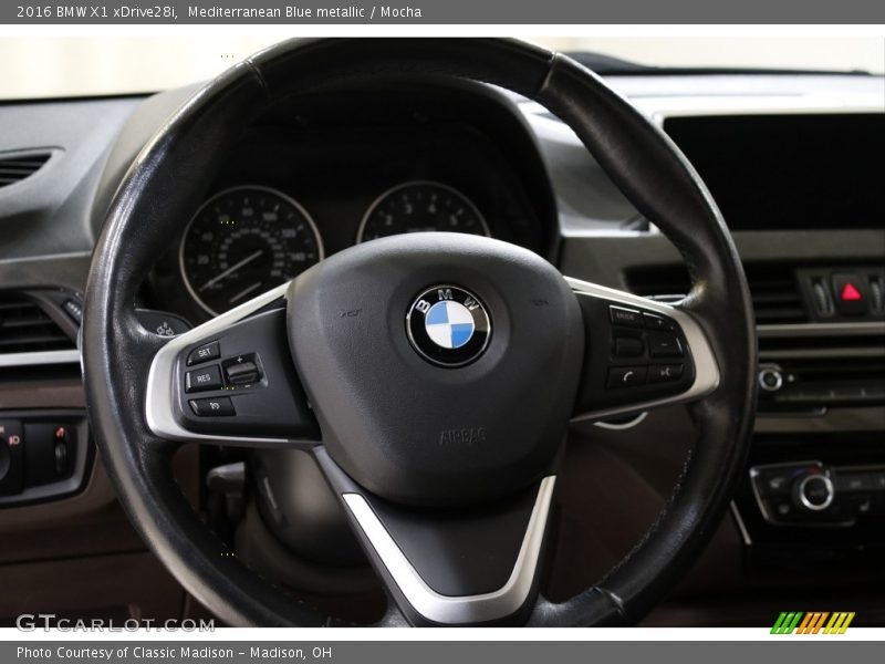 Mediterranean Blue metallic / Mocha 2016 BMW X1 xDrive28i