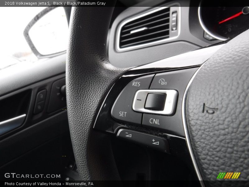 Black / Black/Palladium Gray 2018 Volkswagen Jetta S