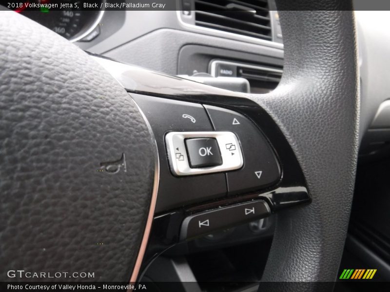 Black / Black/Palladium Gray 2018 Volkswagen Jetta S