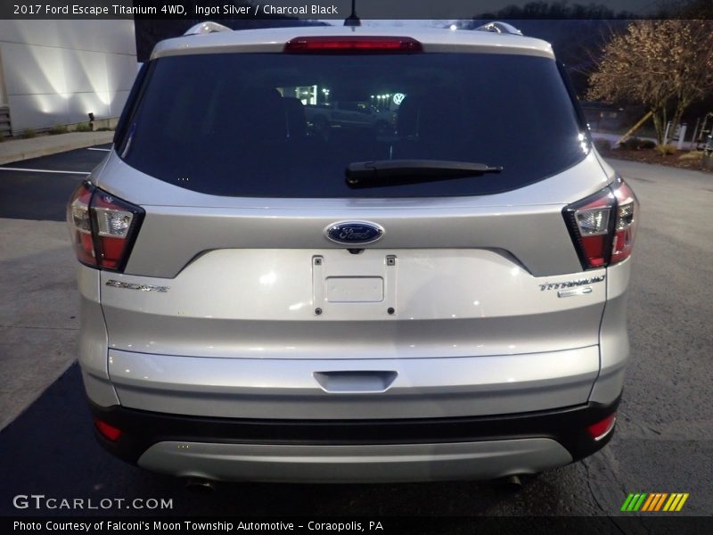 Ingot Silver / Charcoal Black 2017 Ford Escape Titanium 4WD