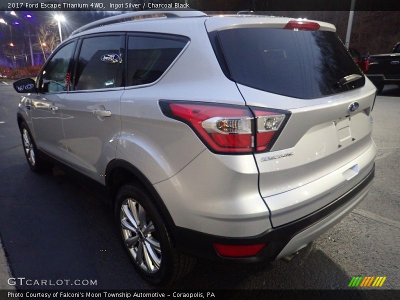 Ingot Silver / Charcoal Black 2017 Ford Escape Titanium 4WD