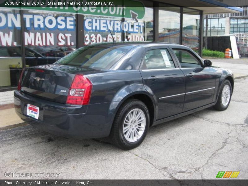 Steel Blue Metallic / Dark Slate Gray 2008 Chrysler 300 LX