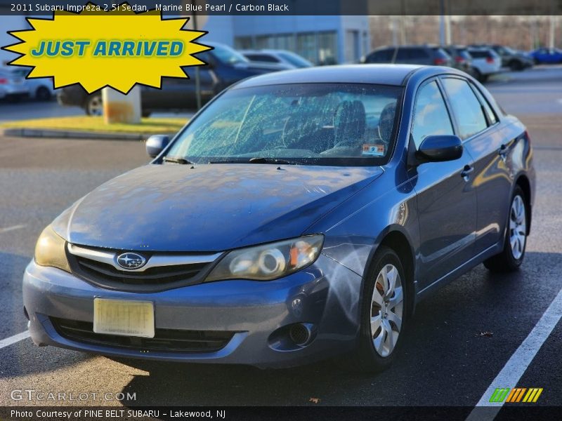 Marine Blue Pearl / Carbon Black 2011 Subaru Impreza 2.5i Sedan