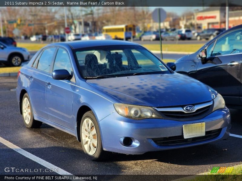 Marine Blue Pearl / Carbon Black 2011 Subaru Impreza 2.5i Sedan